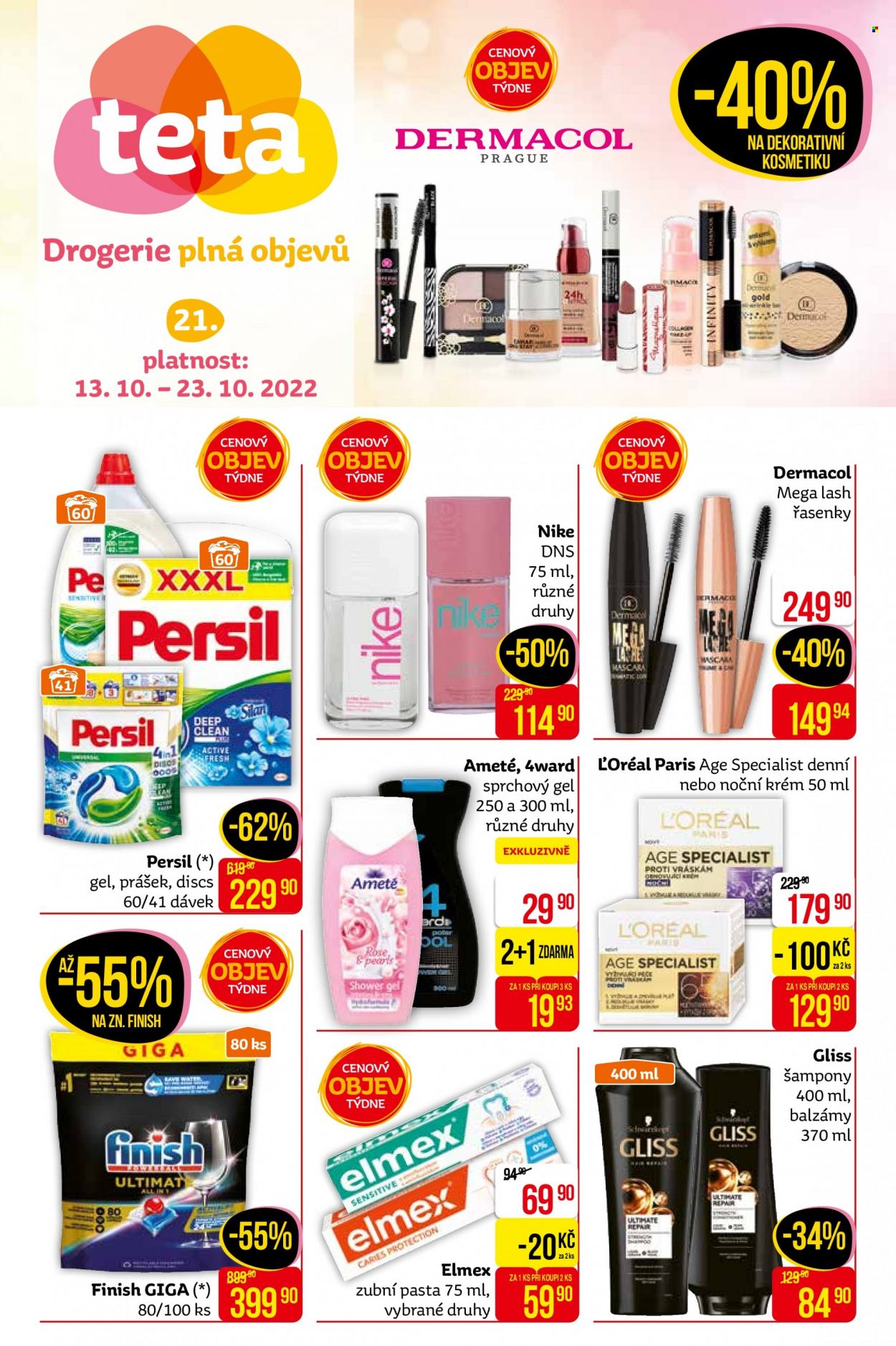 Leták Teta drogerie - 13.10.2022 - 23.10.2022. Strana 1