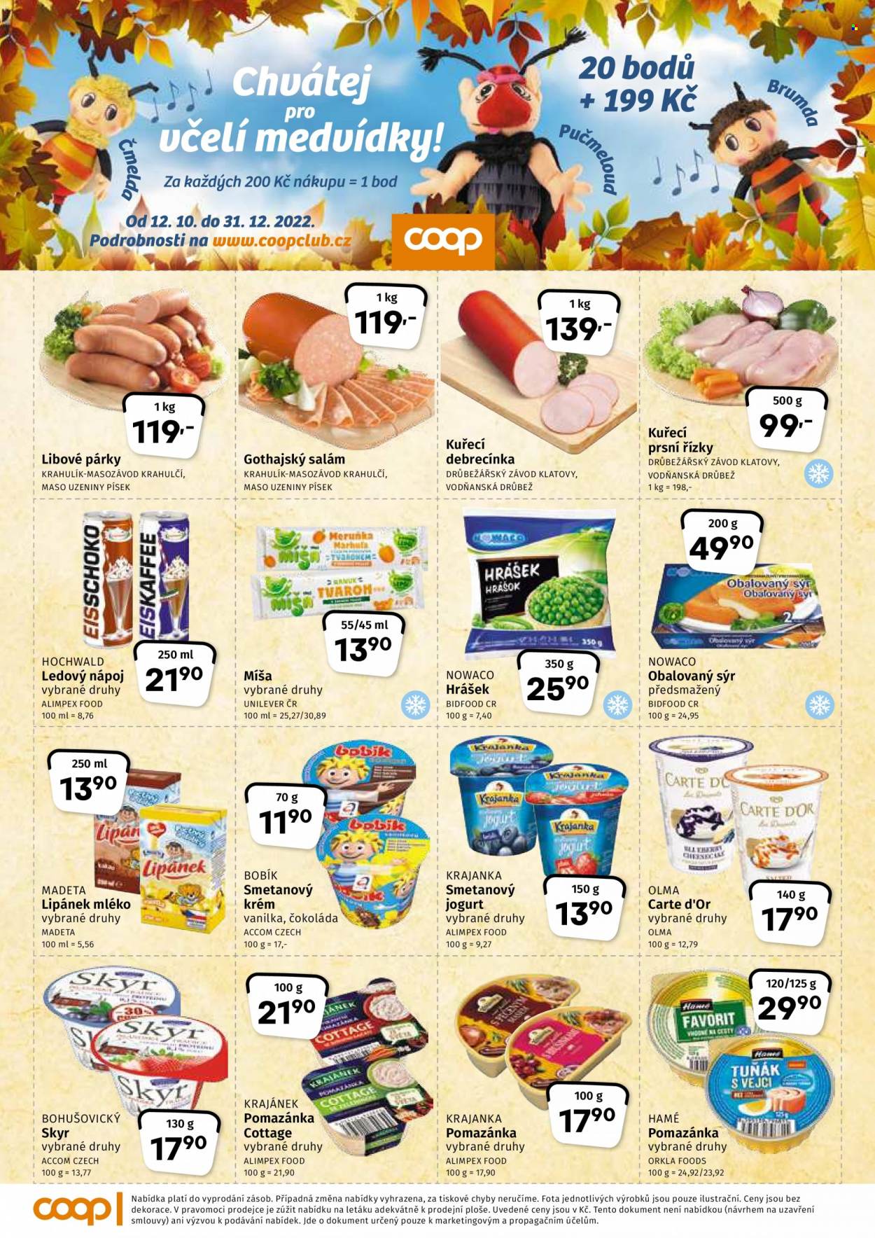 Leták coop JEDNOTA - 12.10.2022 - 25.10.2022. Strana 2