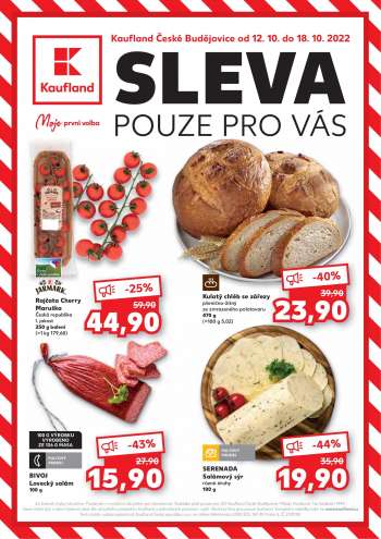 Leták Kaufland - 12.10.2022 - 18.10.2022.