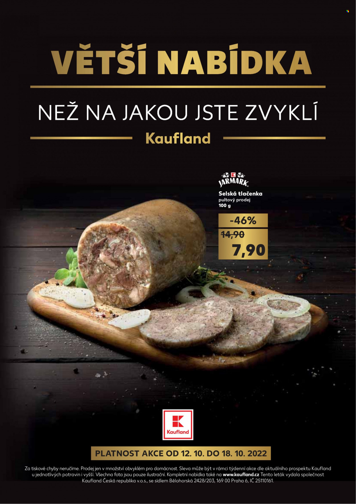 Leták Kaufland - 12.10.2022 - 18.10.2022. Strana 1