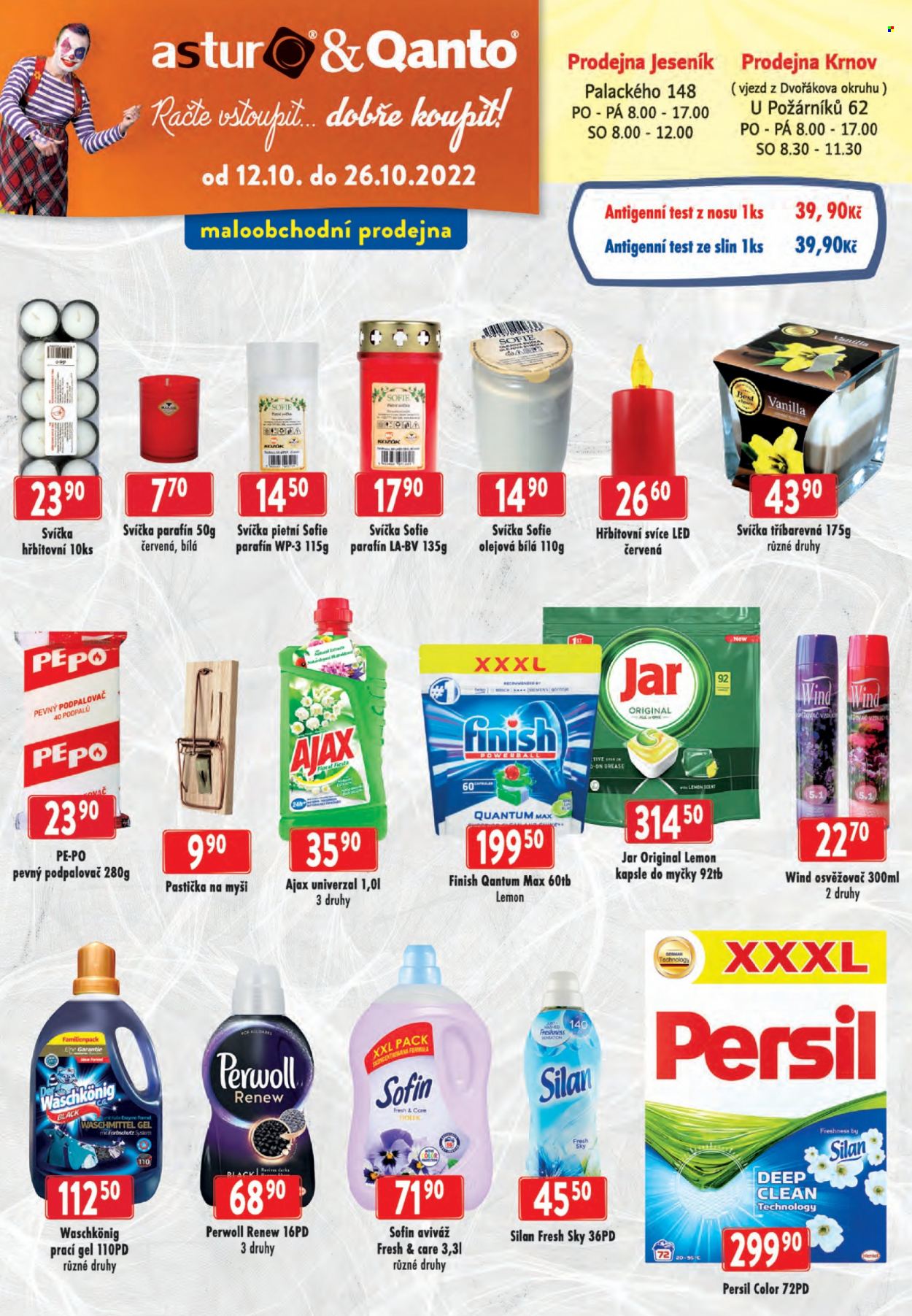 Leták Astur & Qanto velkoobchod - 12.10.2022 - 26.10.2022. Strana 1