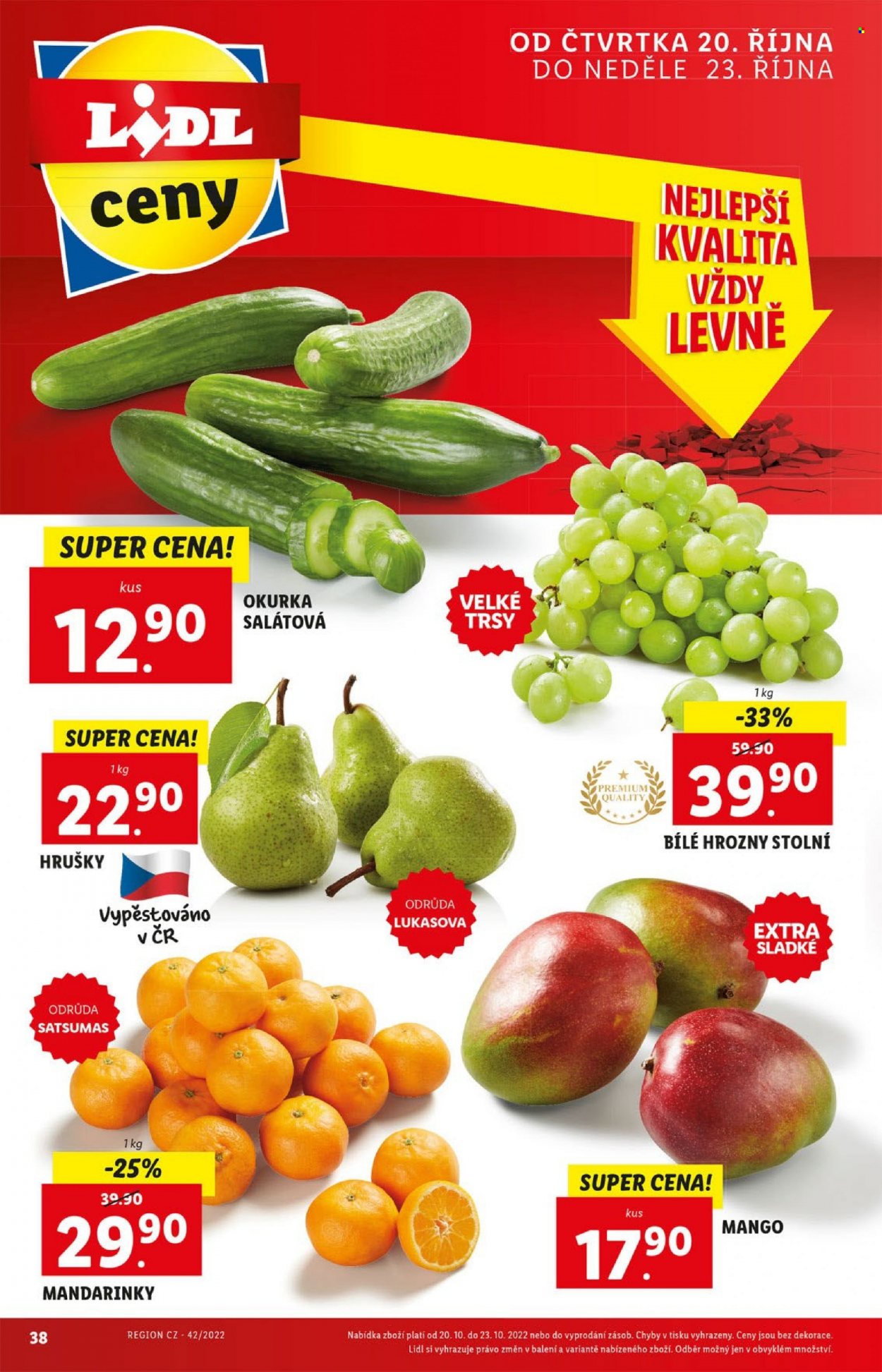 Leták Lidl - 17.10.2022 - 23.10.2022. Strana 38
