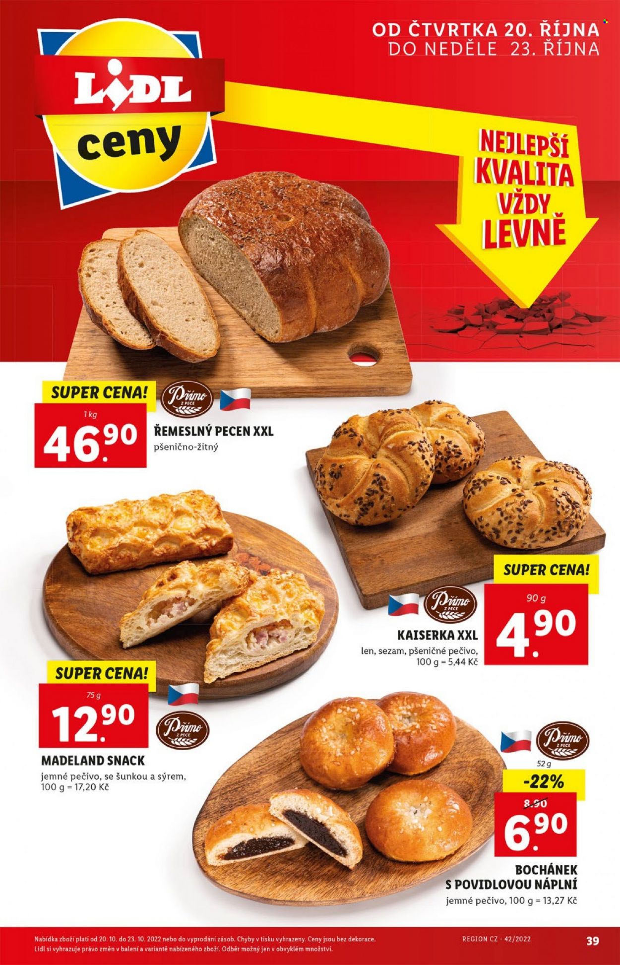 Leták Lidl - 17.10.2022 - 23.10.2022. Strana 39