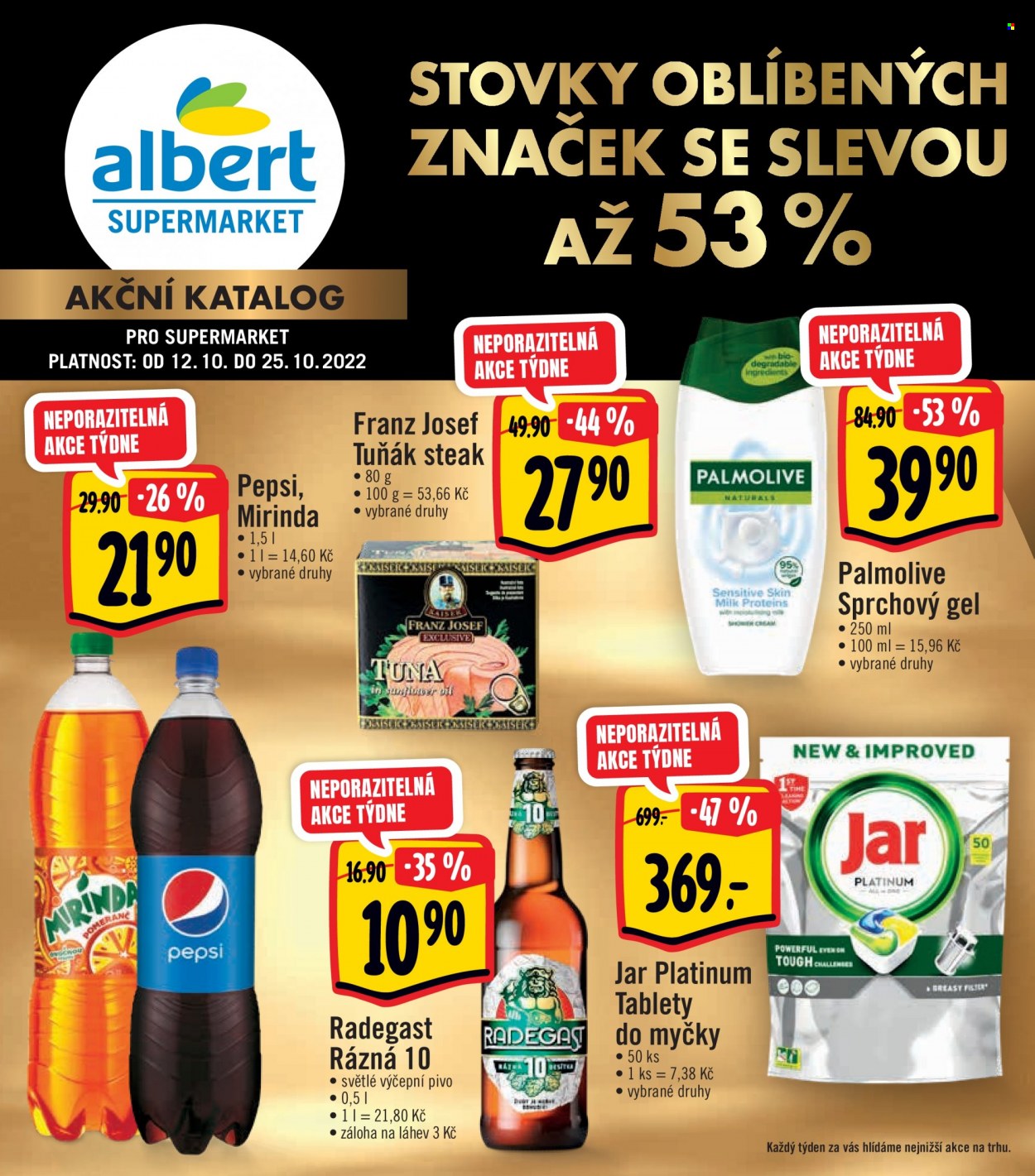 Leták Albert Supermarket - 12.10.2022 - 25.10.2022. Strana 1