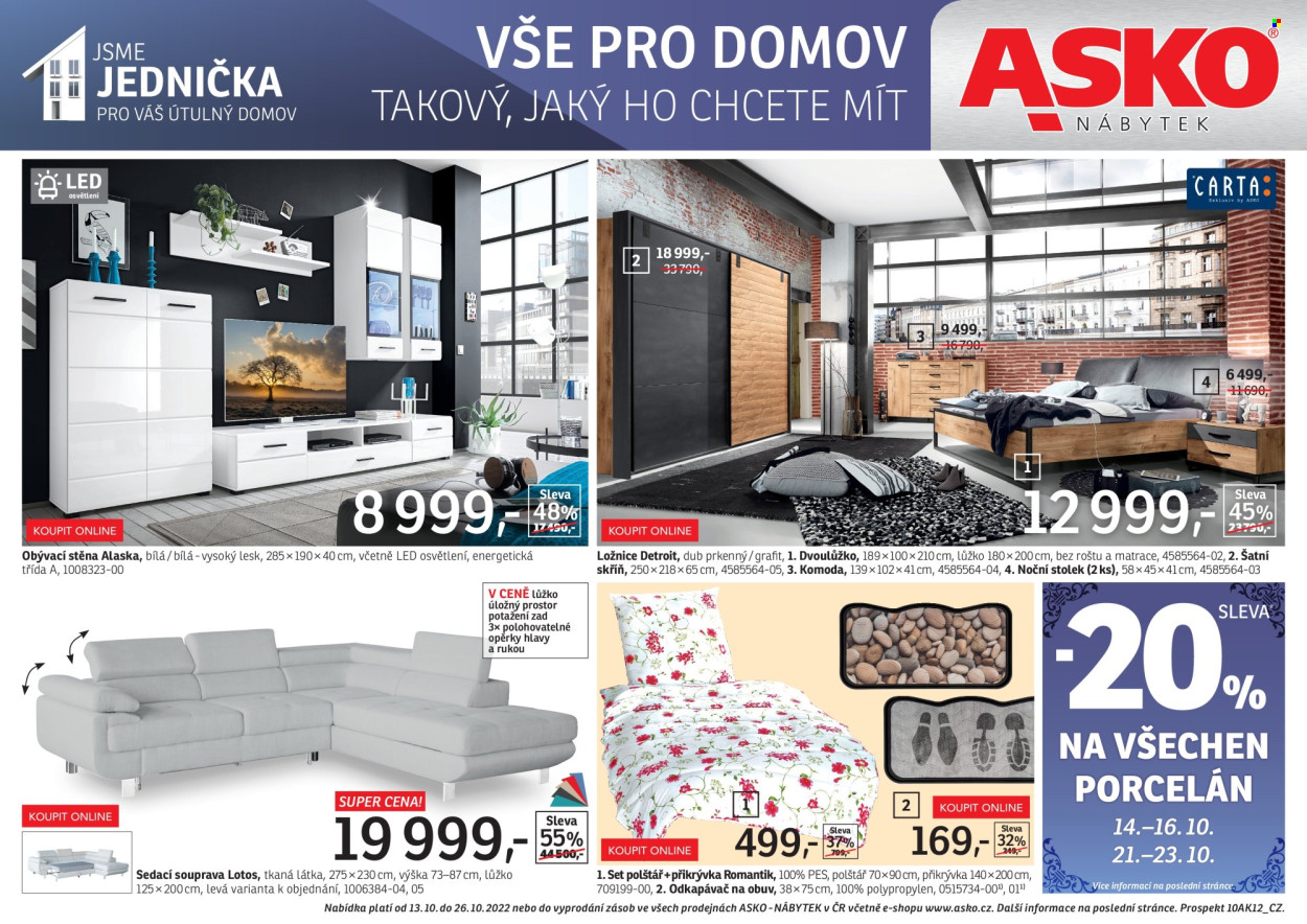 Leták ASKO - 13.10.2022 - 26.10.2022. Strana 1