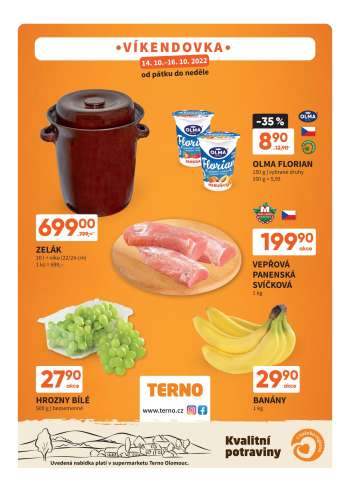 Leták coop TERNO - 14.10.2022 - 16.10.2022.