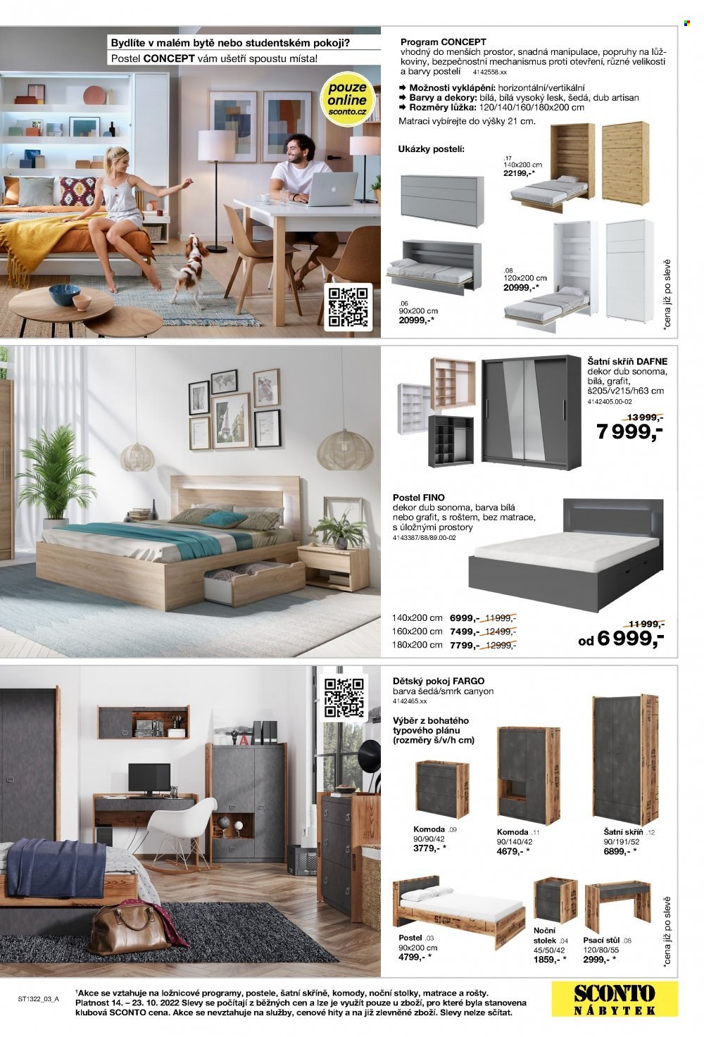 Leták SCONTO NÁBYTEK - 14.10.2022 - 3.11.2022. Strana 3