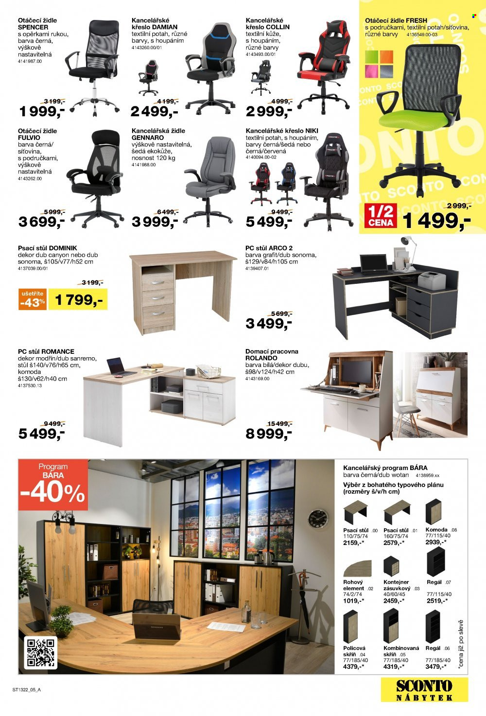 Leták SCONTO NÁBYTEK - 14.10.2022 - 3.11.2022. Strana 5