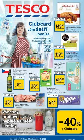 Leták TESCO - 19.10.2022 - 25.10.2022.