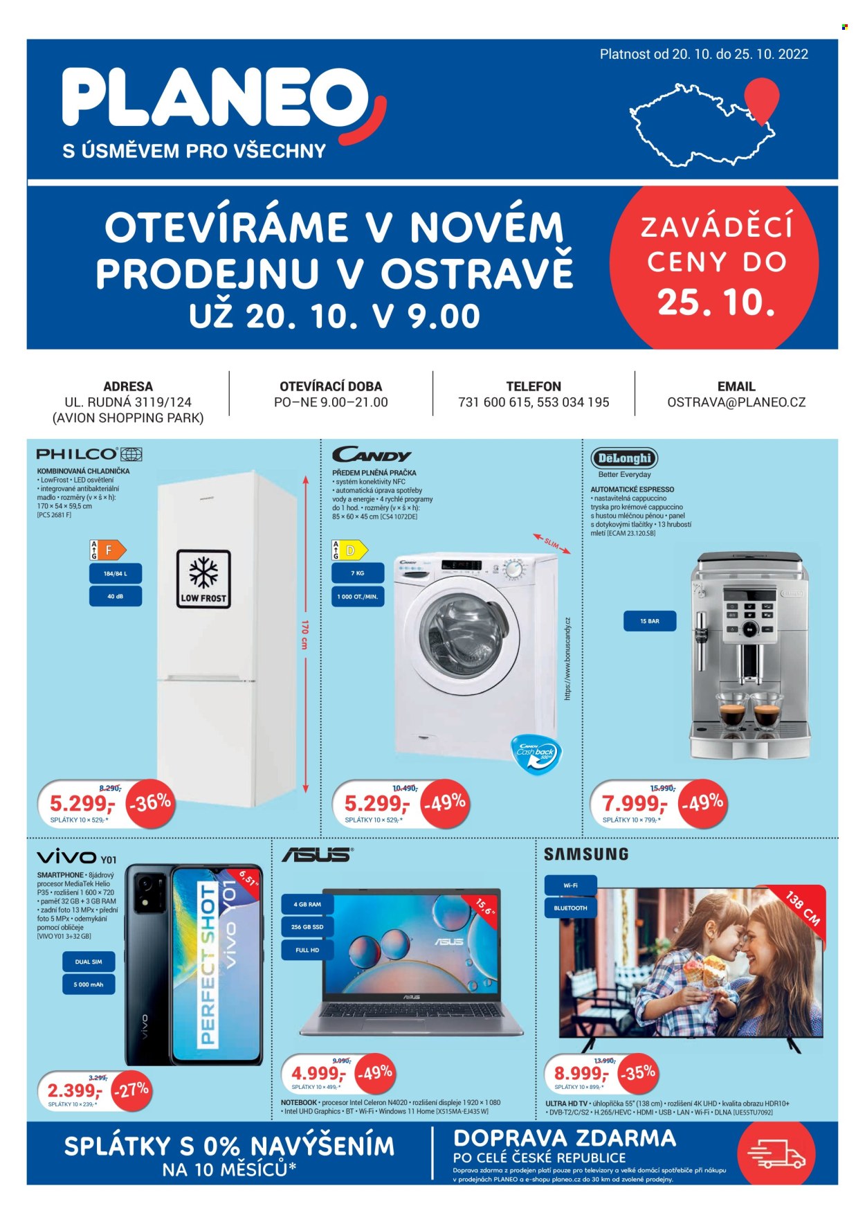 Leták PLANEO Elektro - 20.10.2022 - 25.10.2022. Strana 1