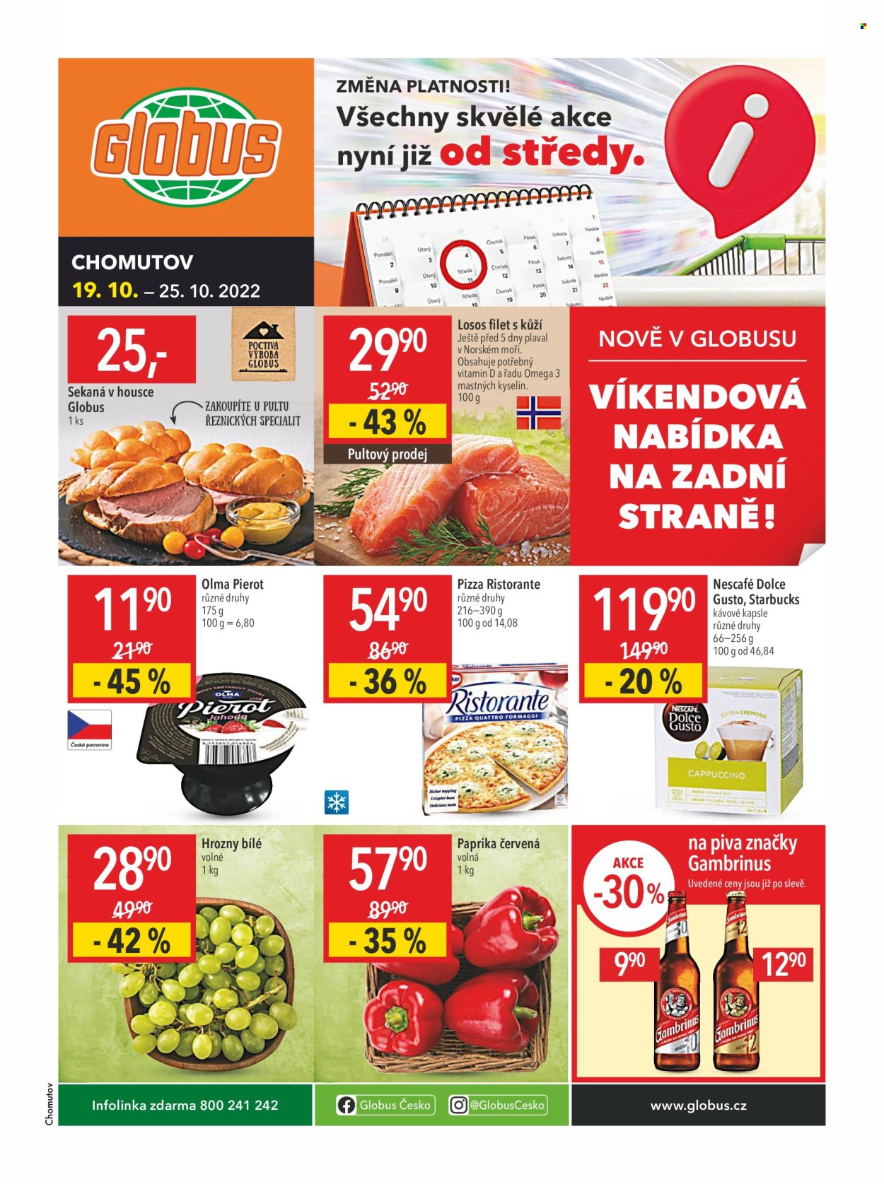 Leták Globus - 19.10.2022 - 25.10.2022. Strana 1