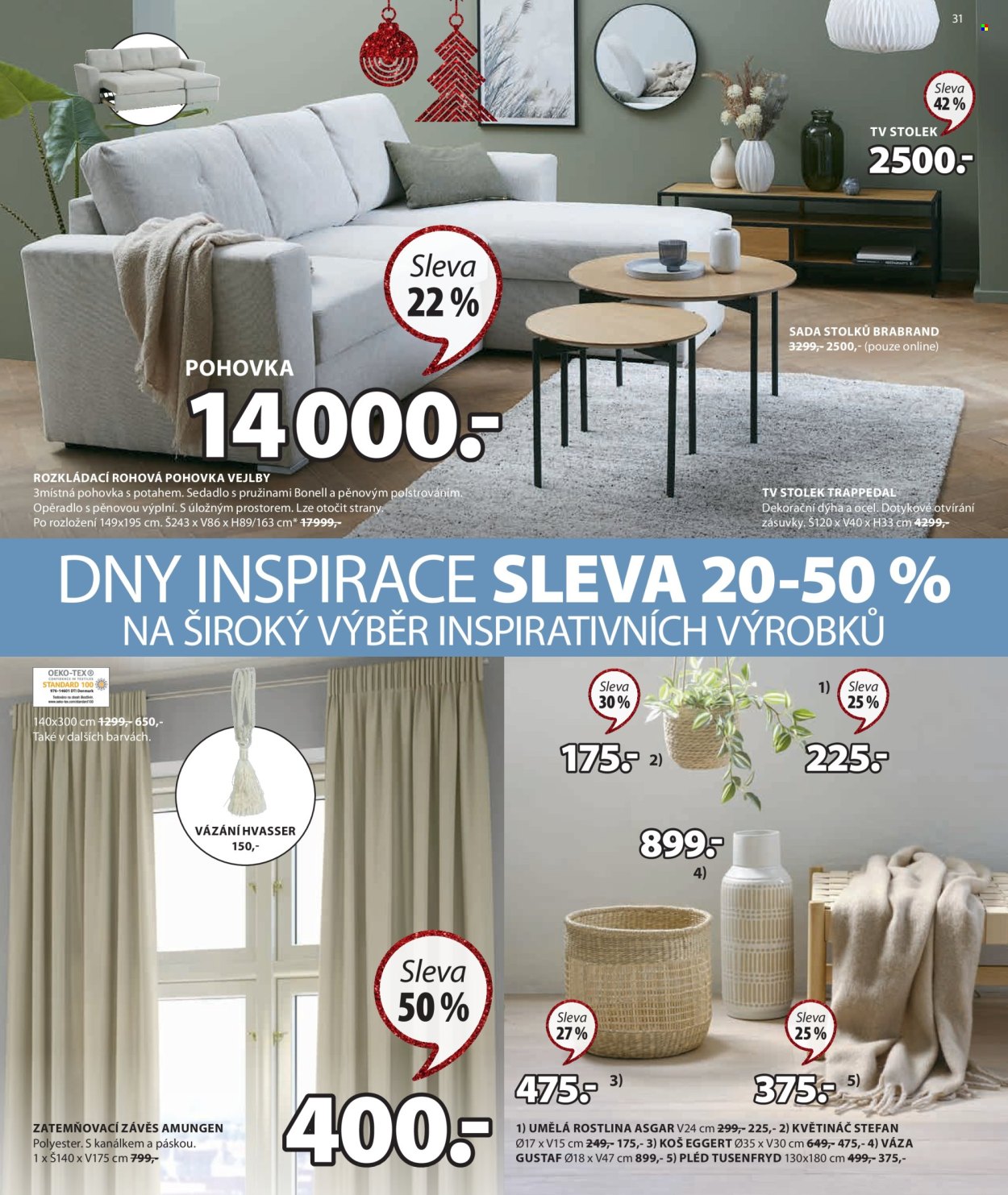 Leták JYSK - 19.10.2022 - 27.11.2022. Strana 31