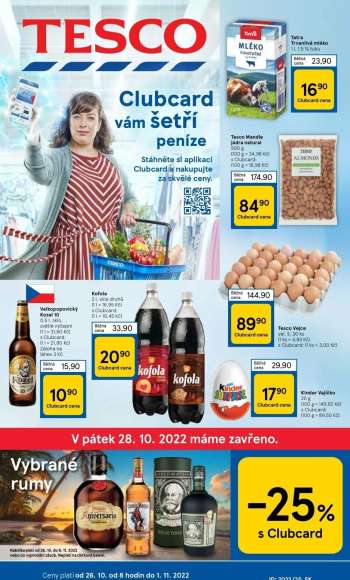 Leták TESCO - 26.10.2022 - 1.11.2022.