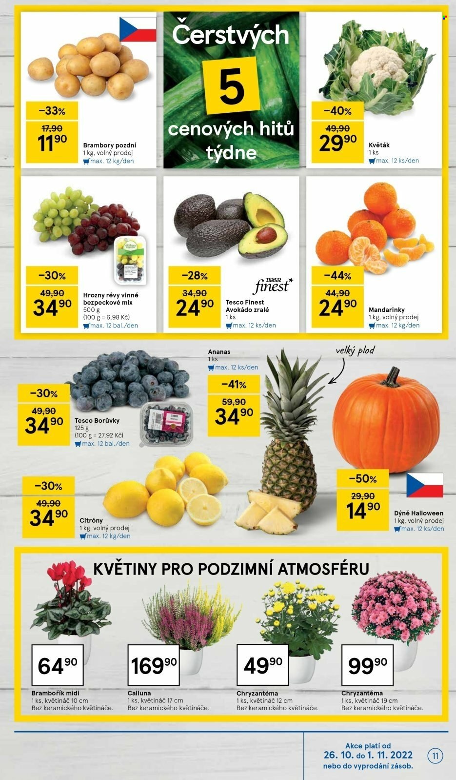 Leták TESCO - 26.10.2022 - 1.11.2022. Strana 11