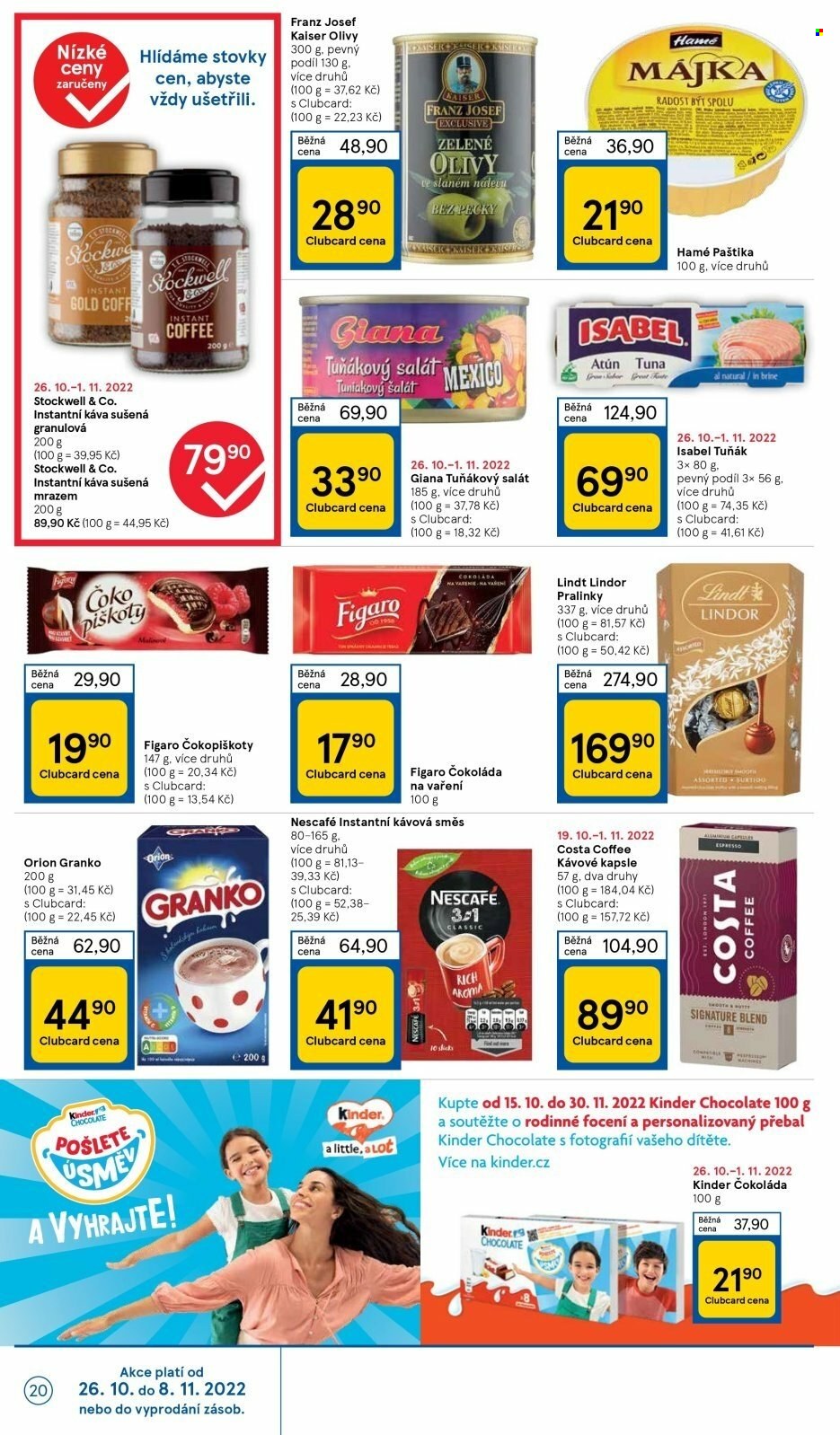 Leták TESCO - 26.10.2022 - 1.11.2022. Strana 20