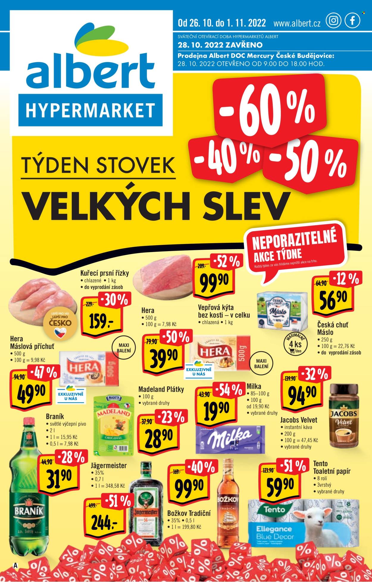 Leták Albert Hypermarket - 26.10.2022 - 1.11.2022. Strana 1
