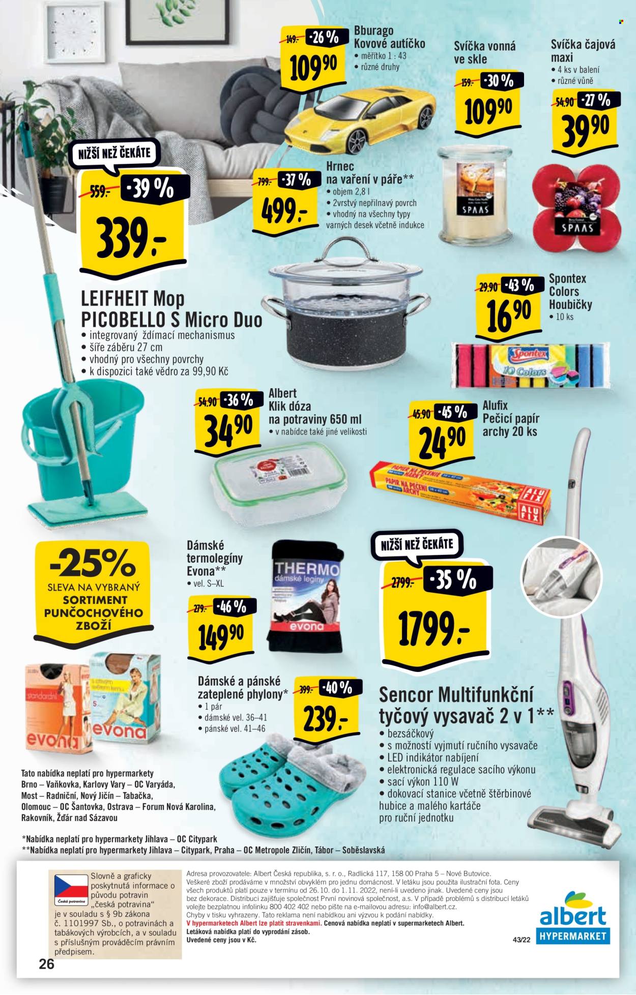 Leták Albert Hypermarket - 26.10.2022 - 1.11.2022. Strana 26