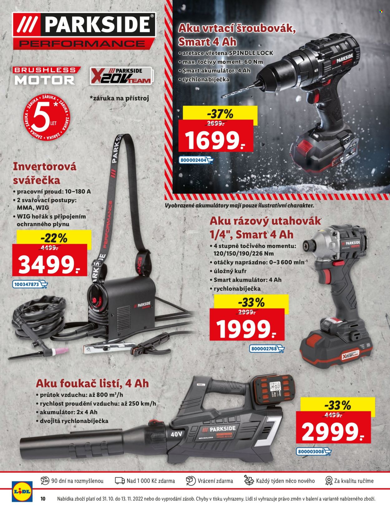 Leták Lidl - 31.10.2022 - 13.11.2022. Strana 10