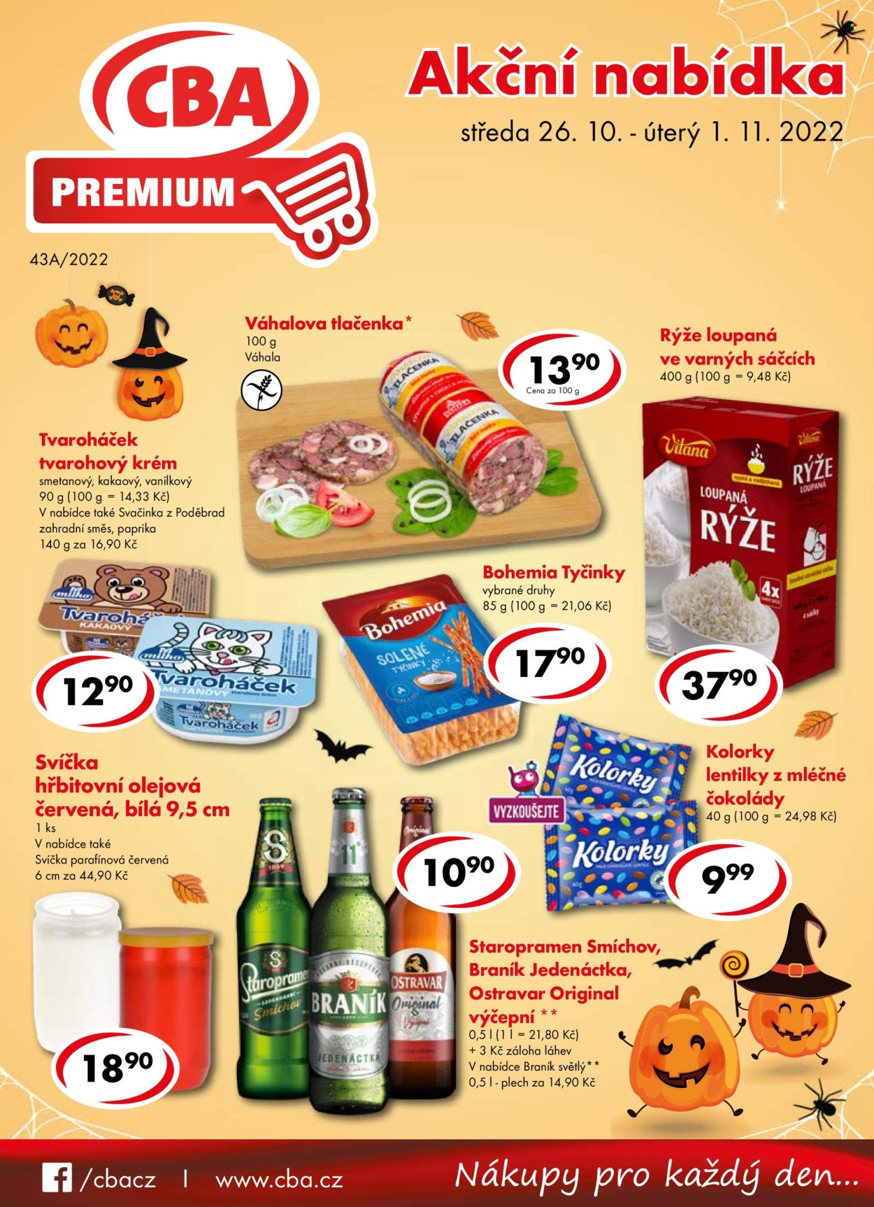 Leták CBA Premium - 26.10.2022 - 1.11.2022. Strana 1