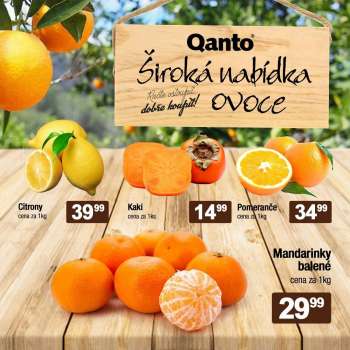 Leták Qanto market - 27.10.2022 - 30.10.2022.