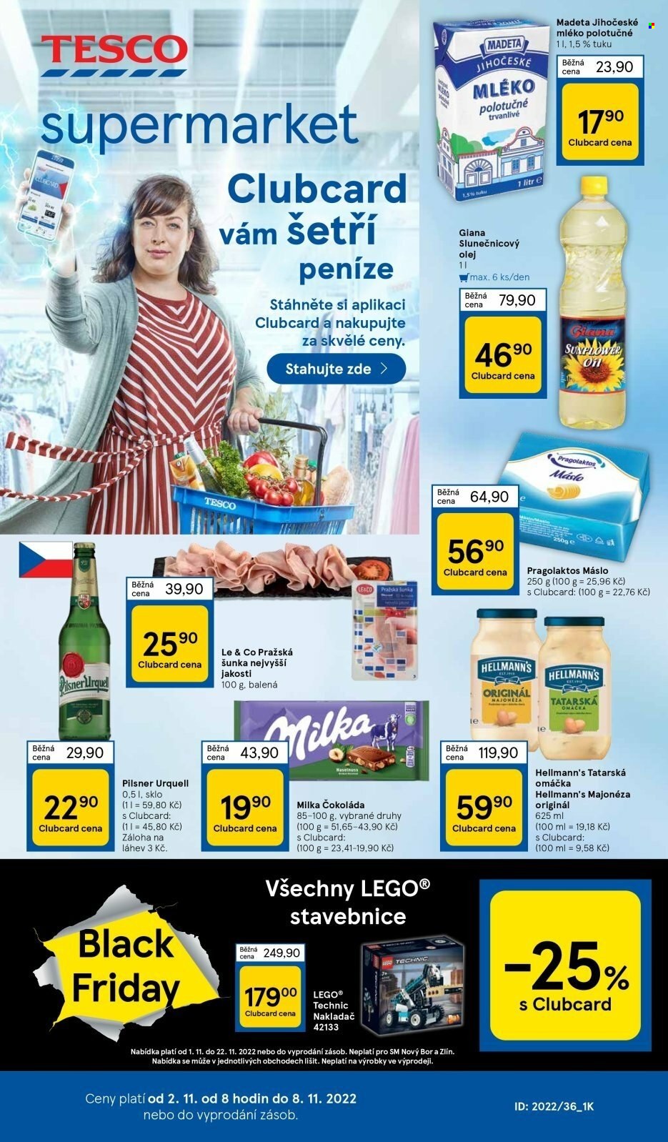 Leták TESCO supermarket - 2.11.2022 - 8.11.2022. Strana 1