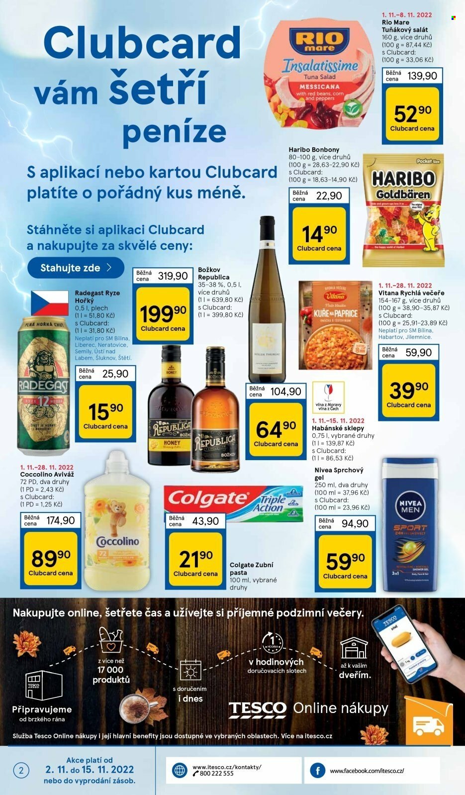 Leták TESCO supermarket - 2.11.2022 - 8.11.2022. Strana 2