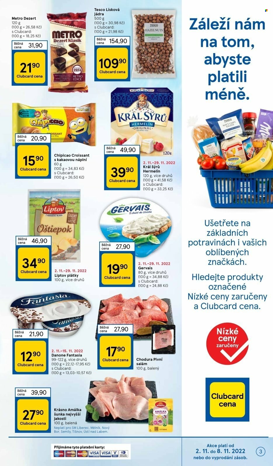 Leták TESCO supermarket - 2.11.2022 - 8.11.2022. Strana 3