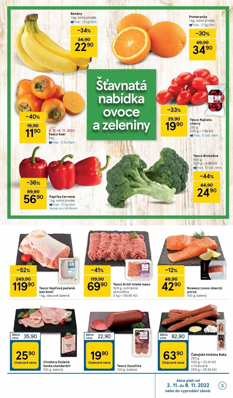 Leták TESCO supermarket - 2.11.2022 - 8.11.2022. Strana 5