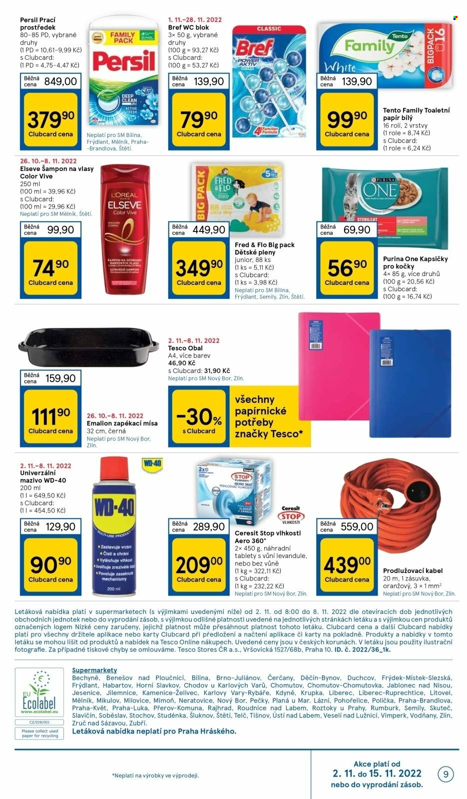 Leták TESCO supermarket - 2.11.2022 - 8.11.2022. Strana 9