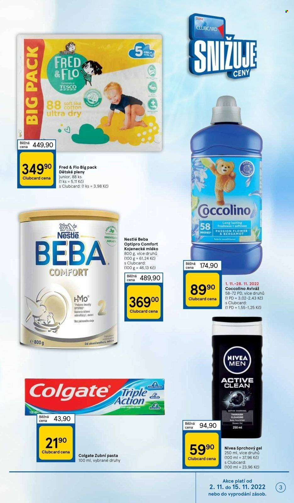 Leták TESCO - 2.11.2022 - 8.11.2022. Strana 3