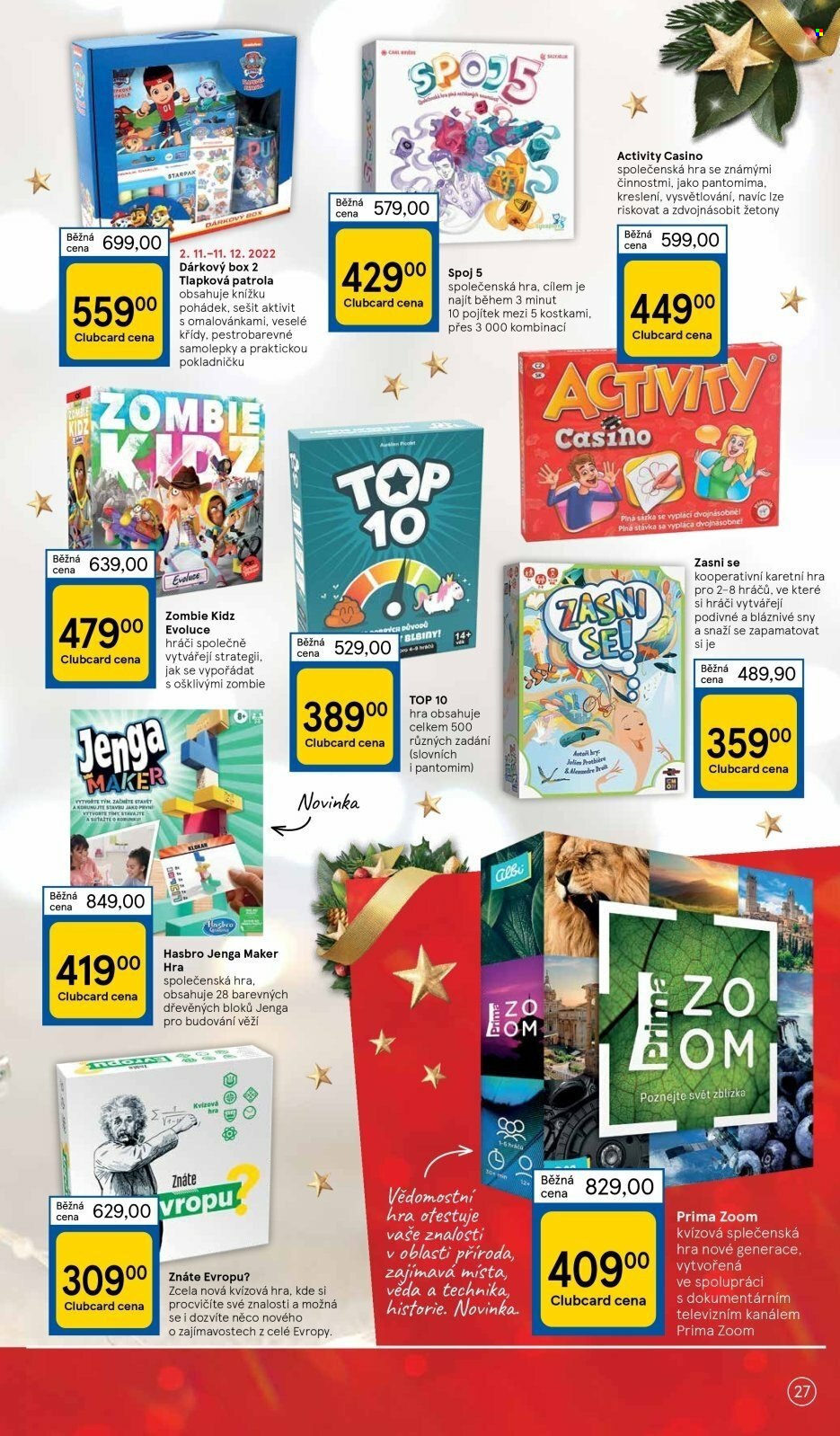Leták TESCO - 1.11.2022 - 22.11.2022. Strana 27
