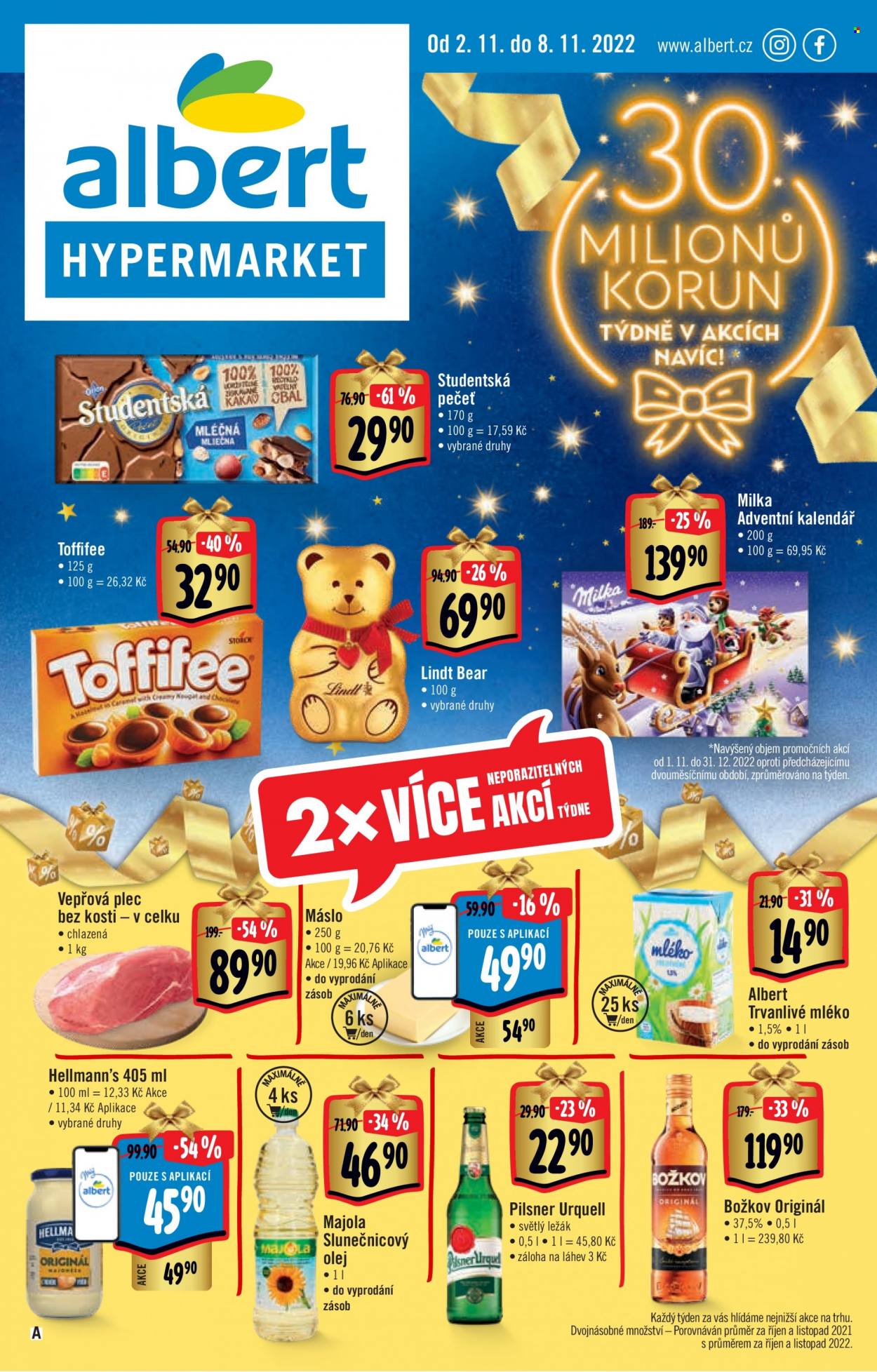 Leták Albert Hypermarket - 2.11.2022 - 8.11.2022. Strana 1