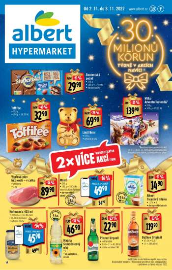 Leták Albert Hypermarket - 2.11.2022 - 8.11.2022.