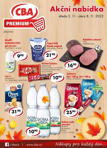 Leták CBA Premium - 2.11.2022 - 8.11.2022.