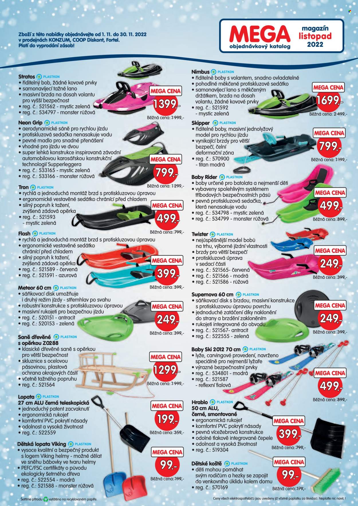Leták Konzum - 1.11.2022 - 30.11.2022. Strana 3
