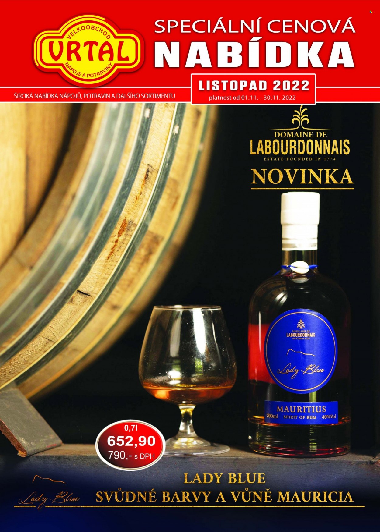 Leták Vrtal - 1.11.2022 - 30.11.2022. Strana 1