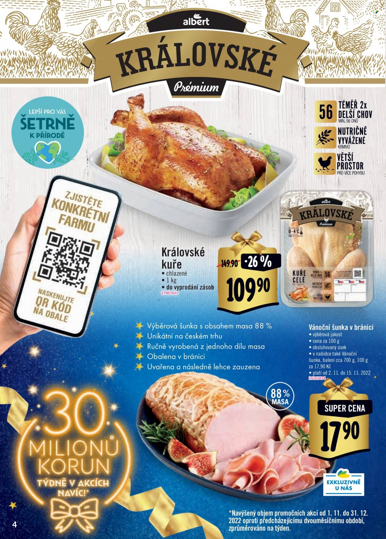 Leták Albert Supermarket - 2.11.2022 - 22.11.2022. Strana 4