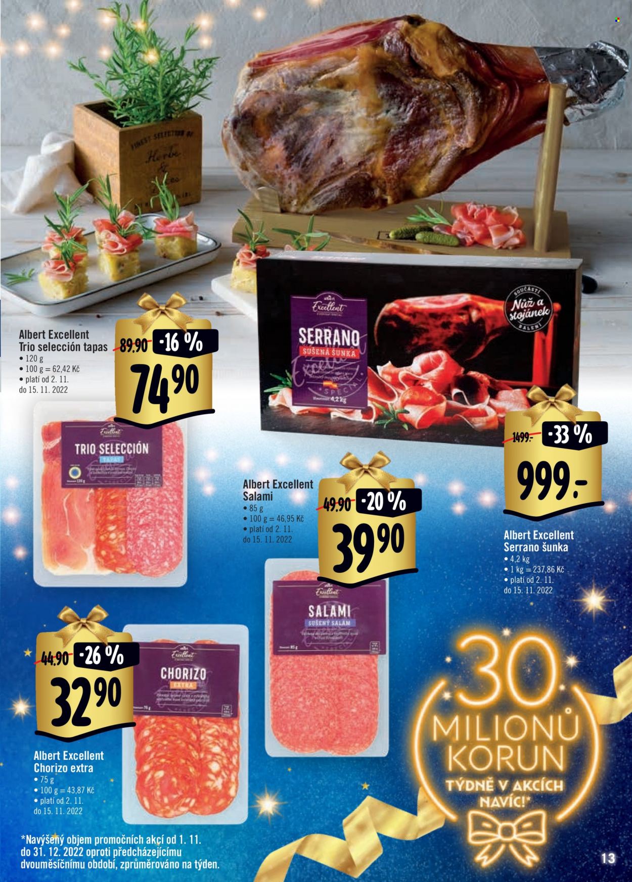 Leták Albert Hypermarket - 2.11.2022 - 22.11.2022. Strana 13