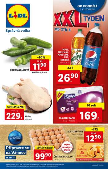 Leták Lidl - 7.11.2022 - 13.11.2022.