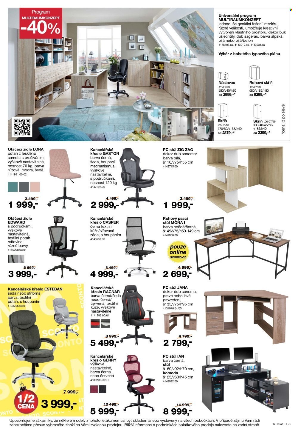 Leták SCONTO NÁBYTEK - 4.11.2022 - 24.11.2022. Strana 14