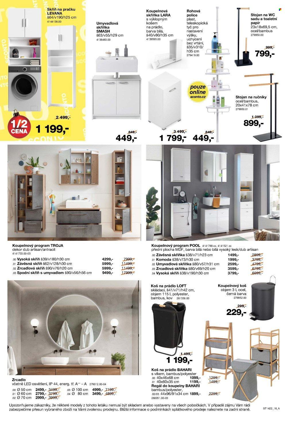 Leták SCONTO NÁBYTEK - 4.11.2022 - 24.11.2022. Strana 18