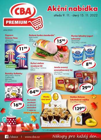Leták CBA Premium - 9.11.2022 - 15.11.2022.