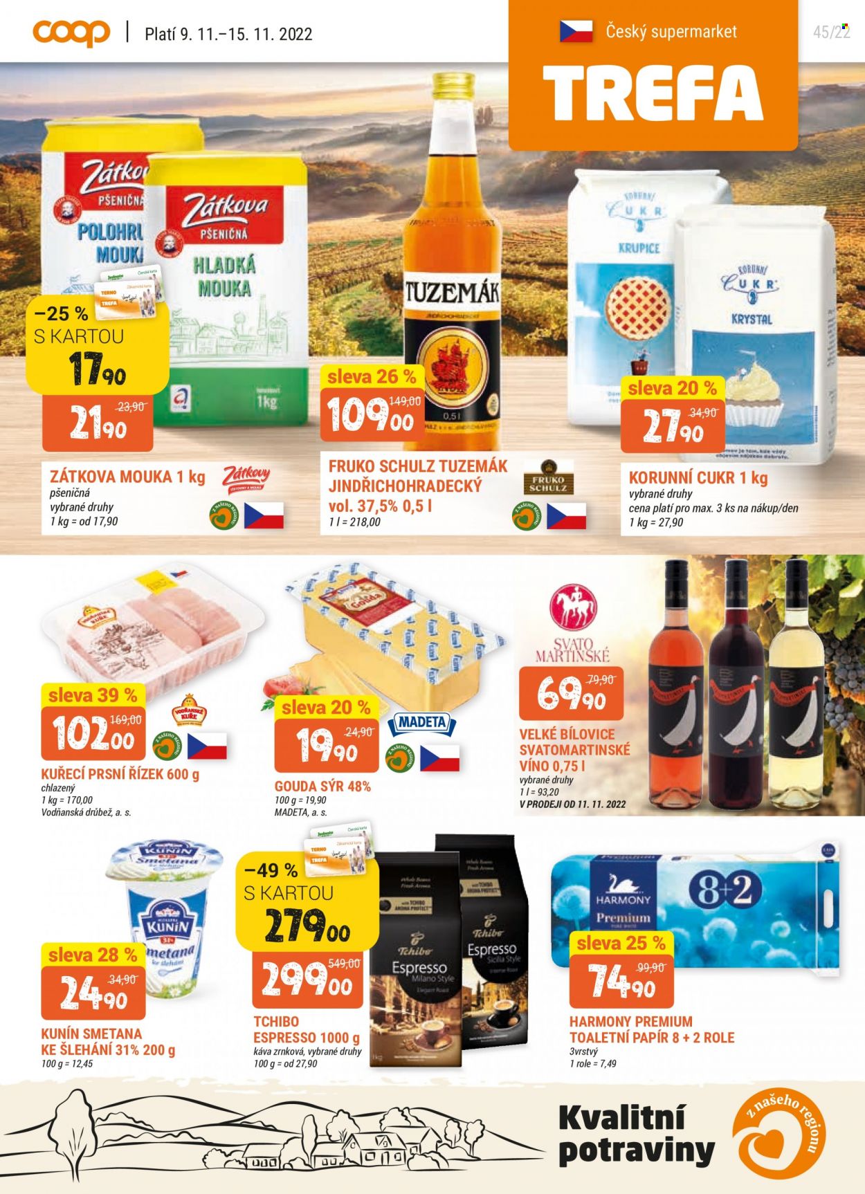 Leták TREFA coop - 9.11.2022 - 15.11.2022. Strana 1