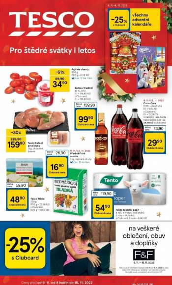 Leták TESCO - 9.11.2022 - 15.11.2022.