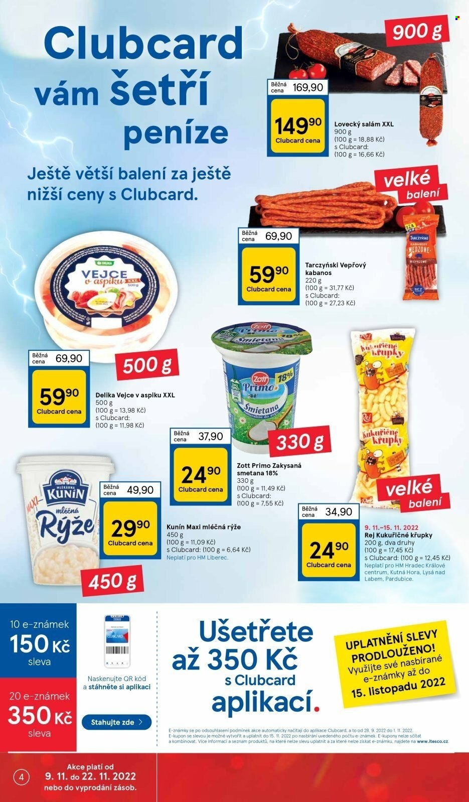 Leták TESCO - 9.11.2022 - 15.11.2022. Strana 4