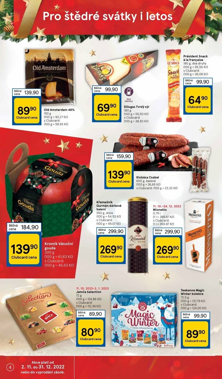 Leták TESCO supermarket - 9.11.2022 - 15.11.2022. Strana 4