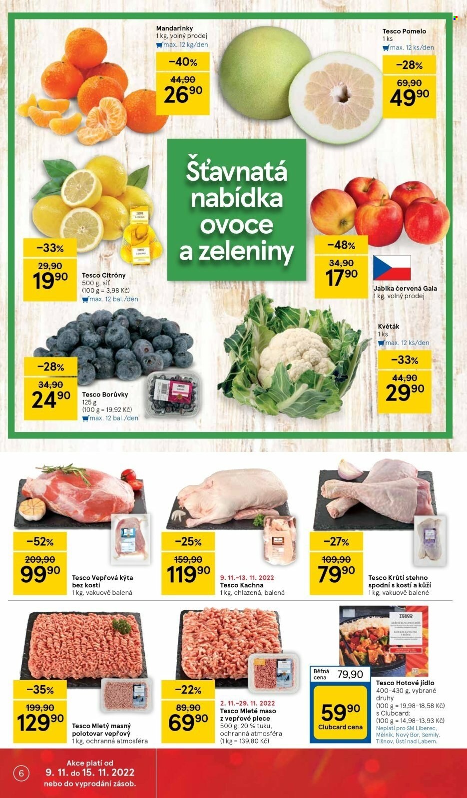 Leták TESCO supermarket - 9.11.2022 - 15.11.2022. Strana 6