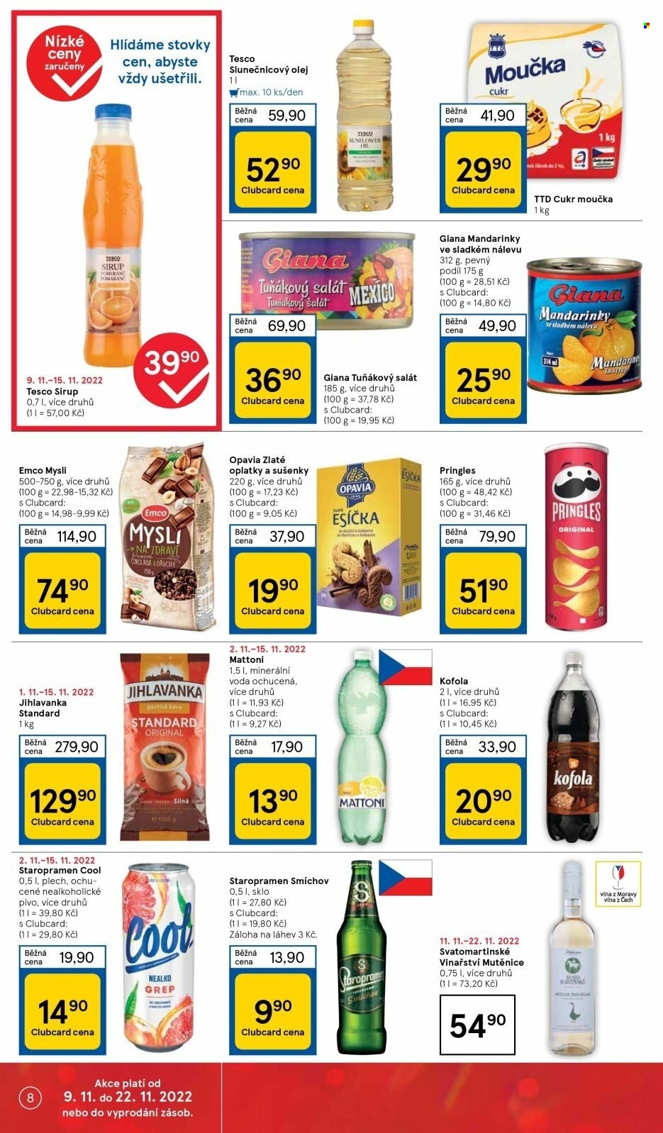 Leták TESCO supermarket - 9.11.2022 - 15.11.2022. Strana 8