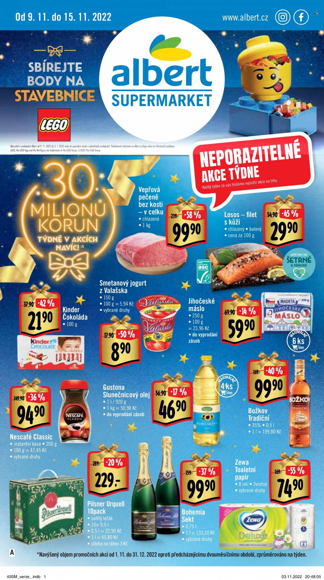 Leták Albert Supermarket - 9.11.2022 - 15.11.2022. Strana 1