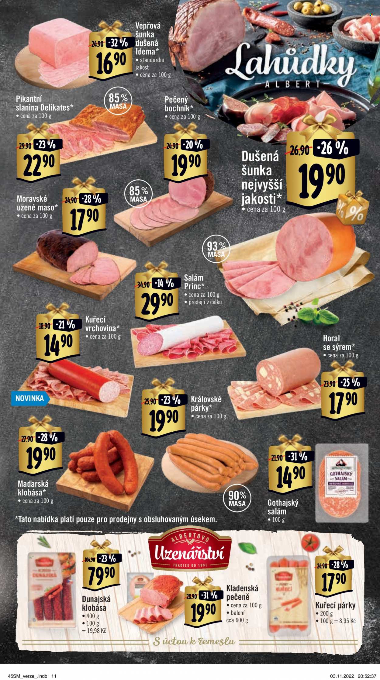 Leták Albert Supermarket - 9.11.2022 - 15.11.2022. Strana 11
